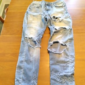 Arizona Jeans Company Men's Distressed Flex Skinny Jeans sz 30x32